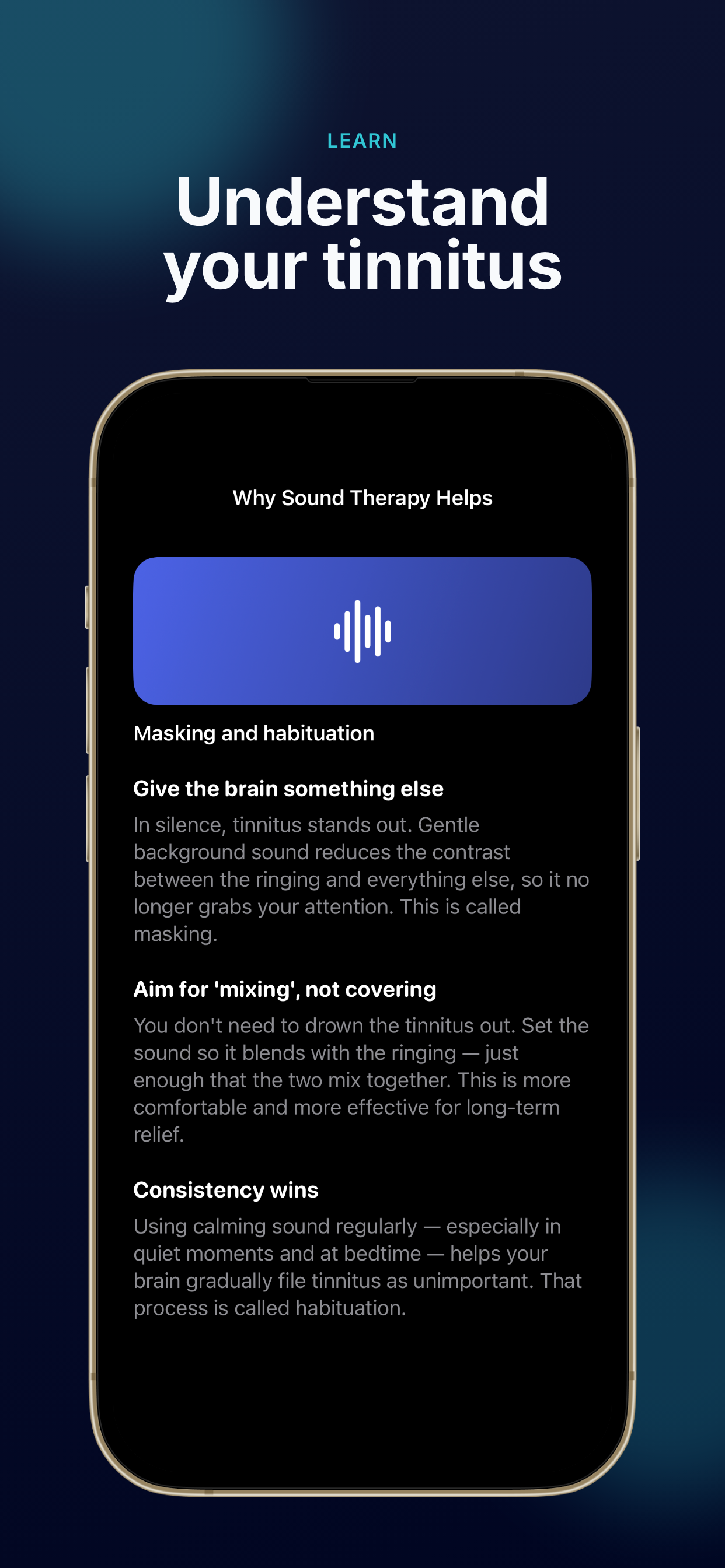 Tinnitus Relief: Auresa screenshot 9