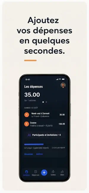 L'Ardoise - dépenses partagées screenshot 2