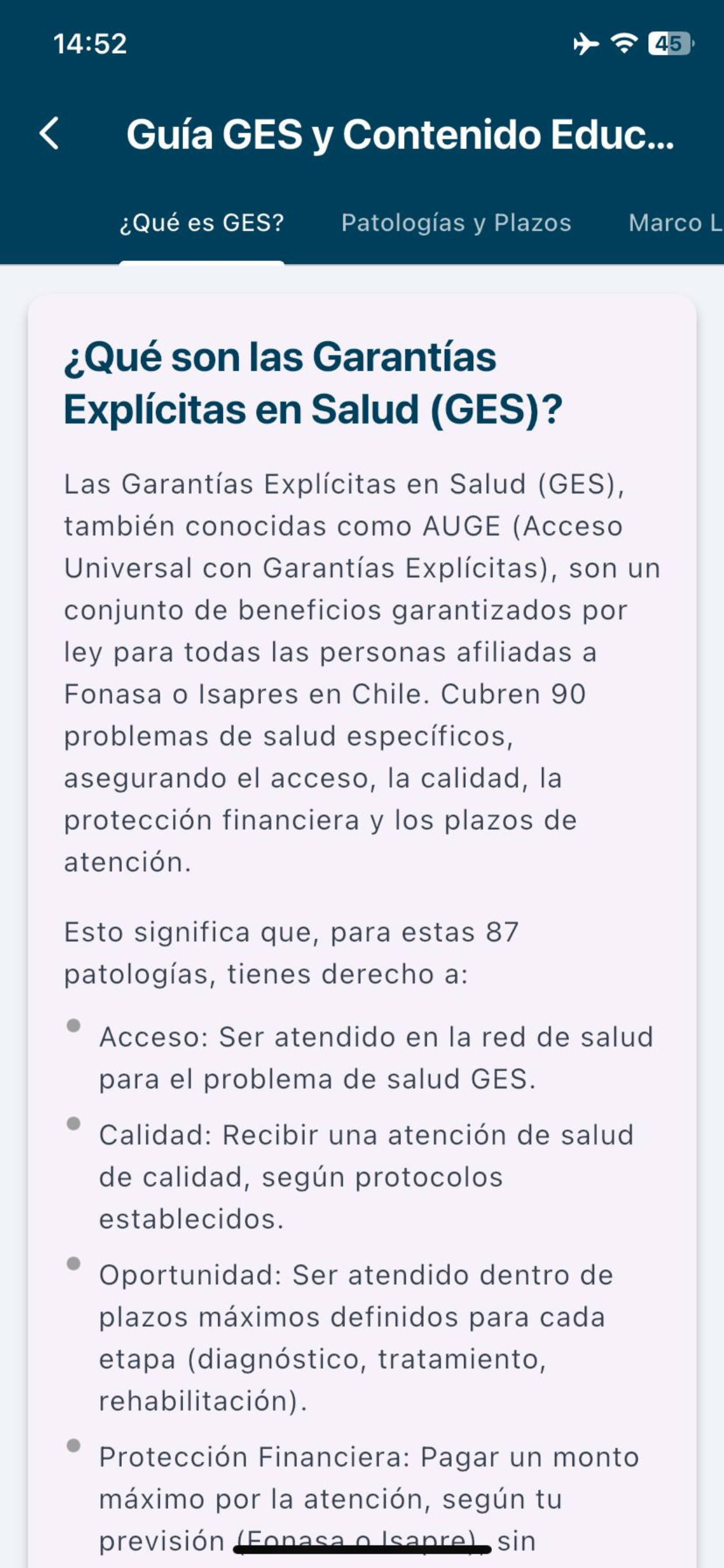 Salud Tracker screenshot 5