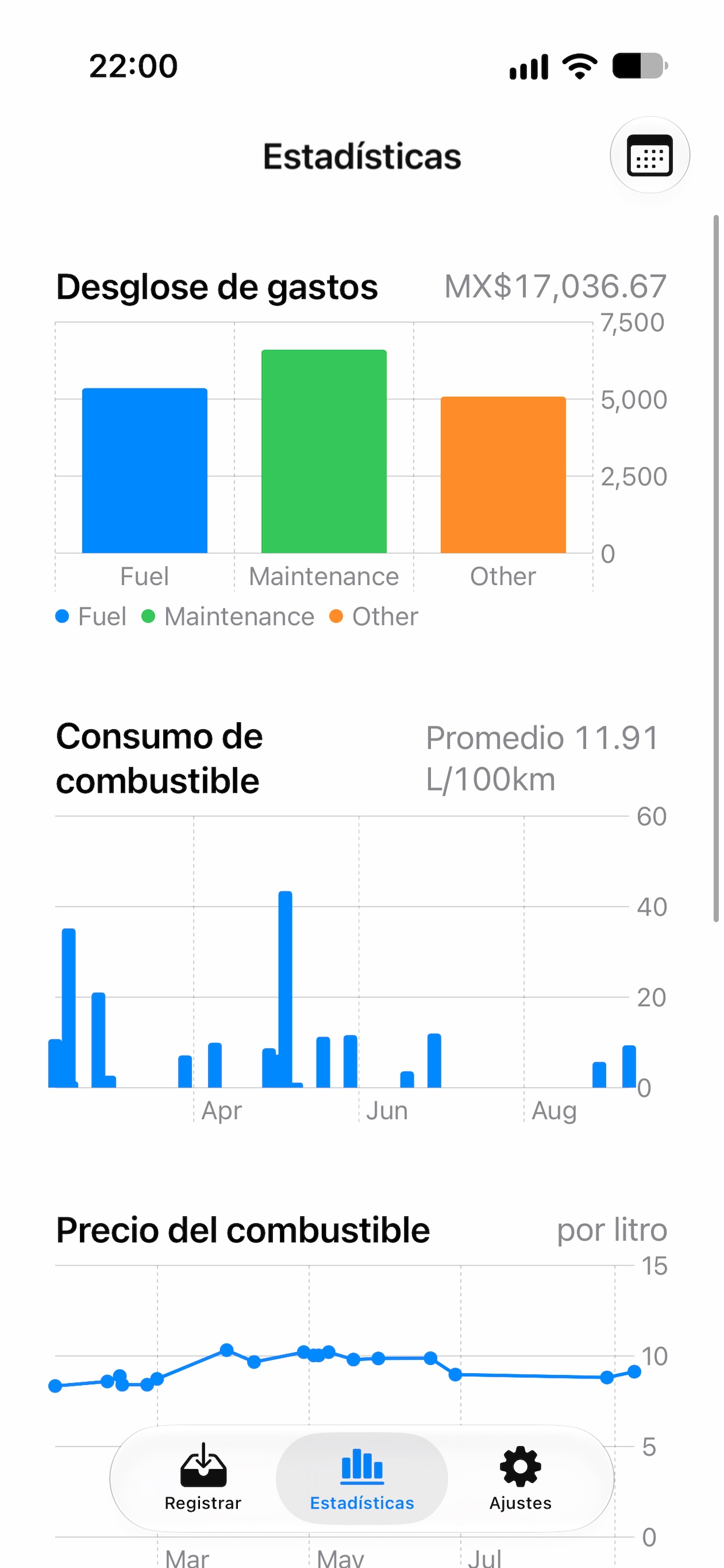 Screenshot 5 of CarTrackLog