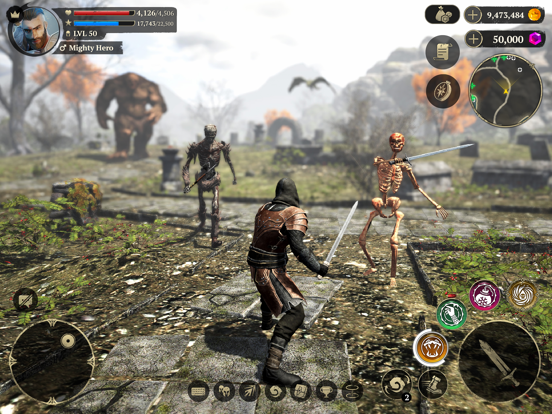Evil Lands: Epic MMORPG game iPad screenshot 5 - Games app