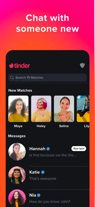 Tinder Dating App: Screenshot 9 von 9