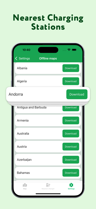 EV Car Charging Stations App Screenshot 2 of 3