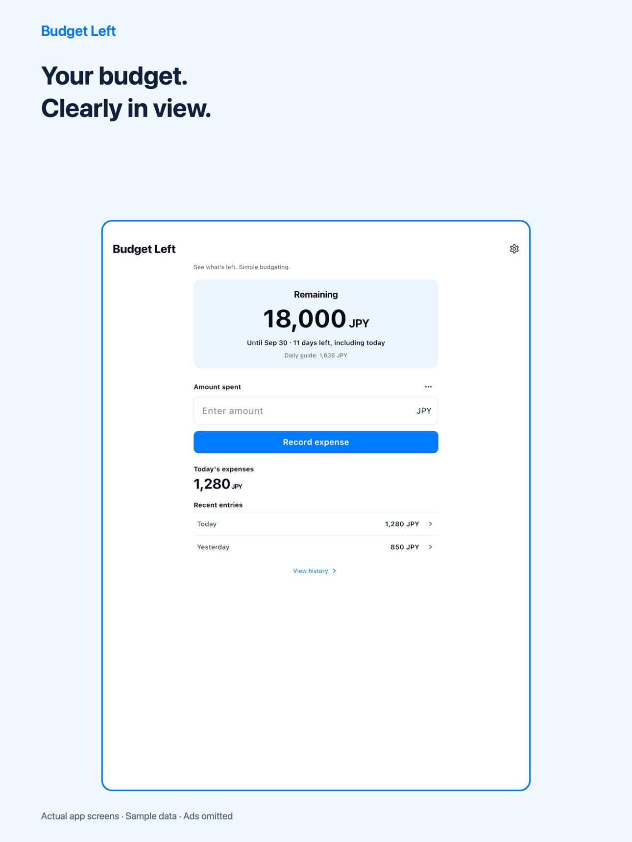 Screenshot 5 of Budget Left: Expense Tracker
