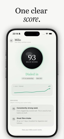 Milio - Calorie Tracker Screenshot 3 of 5