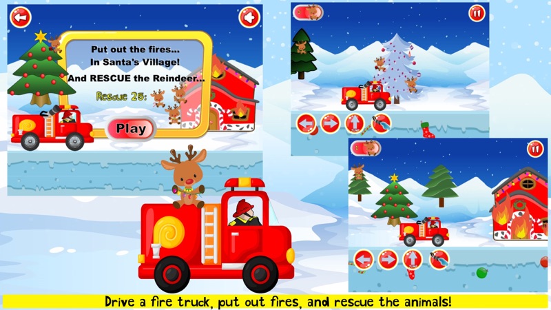 Fire Fighter Games Fire Engine screenshot 2