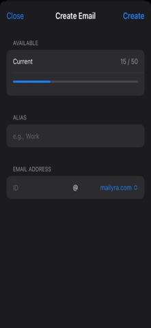 Mailyra Inbox – Temp Email iPhone screenshot