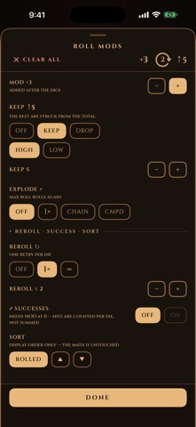 Dice Builder: RPG Roller screenshot 8