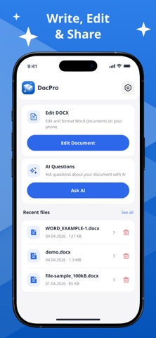 Documents Editor: DocPro Screenshot 3 of 3