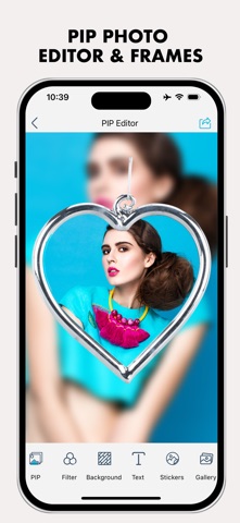 Pip Photo Editor, Stickers screenshot