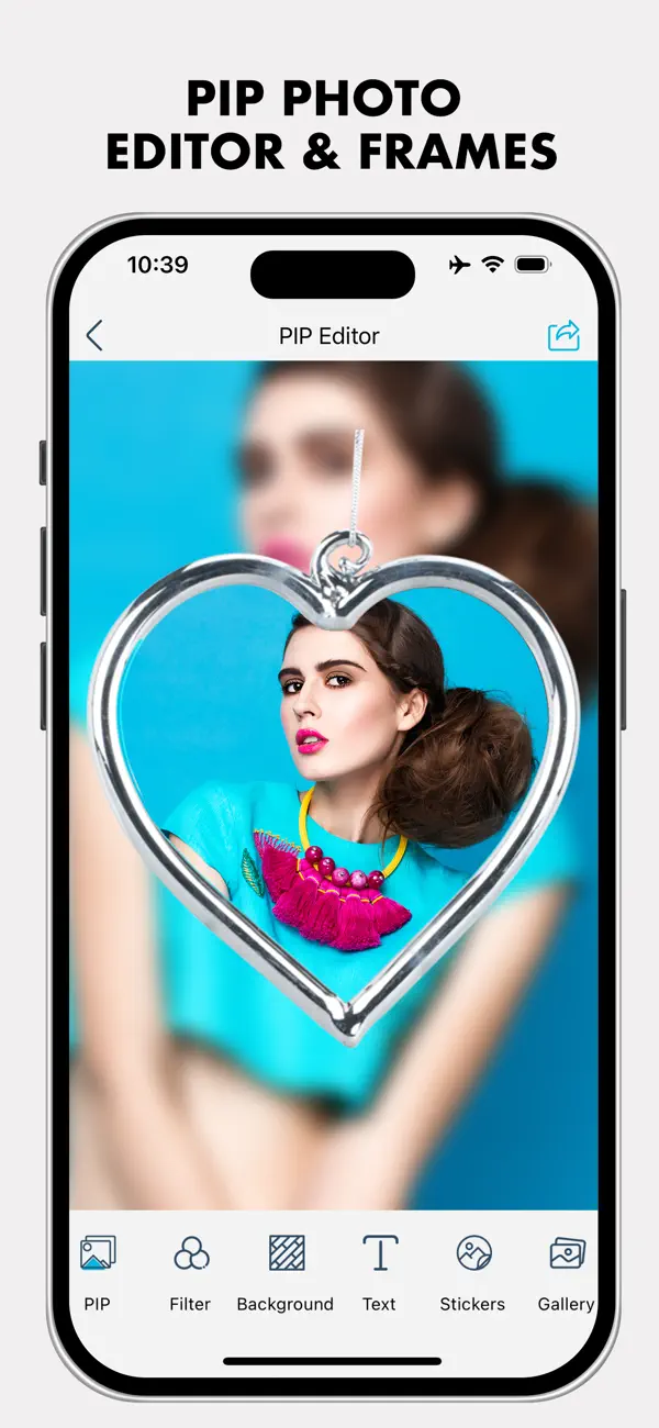 Screenshot #1 pour Pip Photo Editor, Stickers