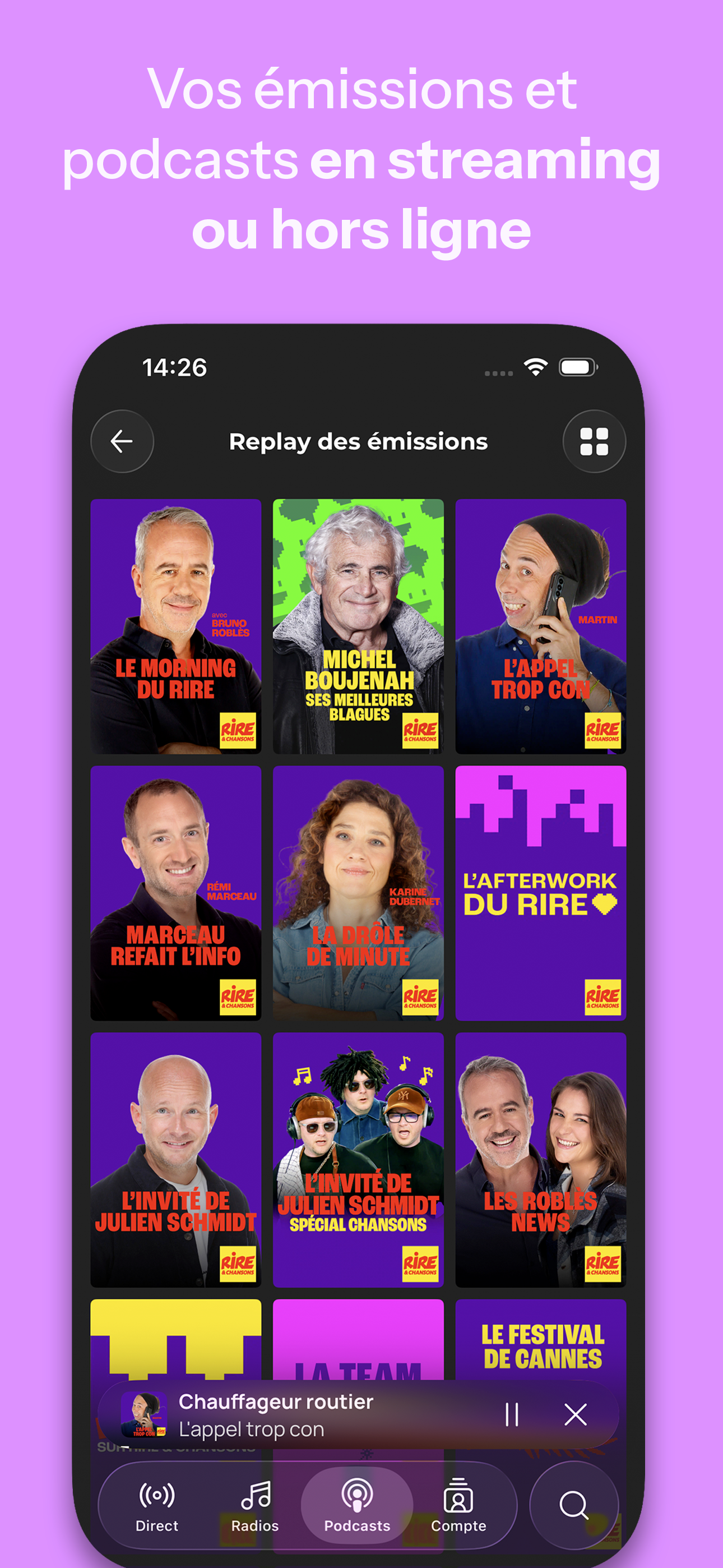 Rire et Chansons: Radios
