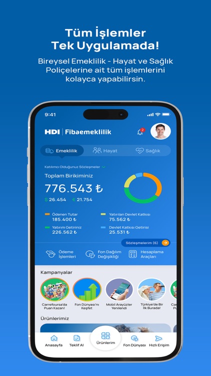 HDI Fibaemeklilik Mobil Şube screenshot-3