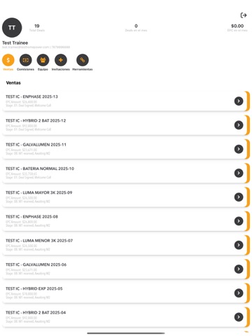 Homepower Hub iPad screenshot