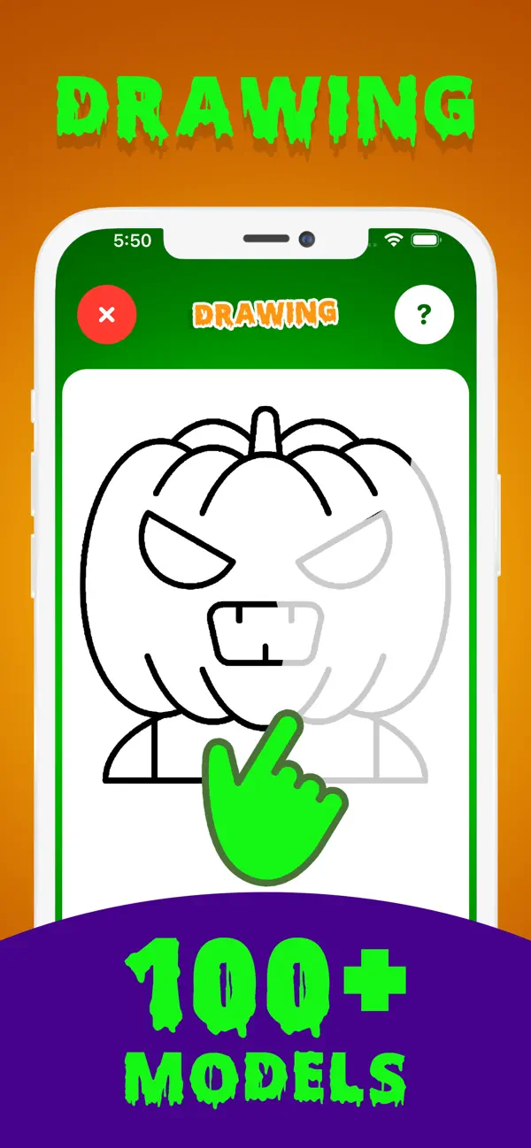Screenshot #1 pour Coloriage livre Halloween 3+