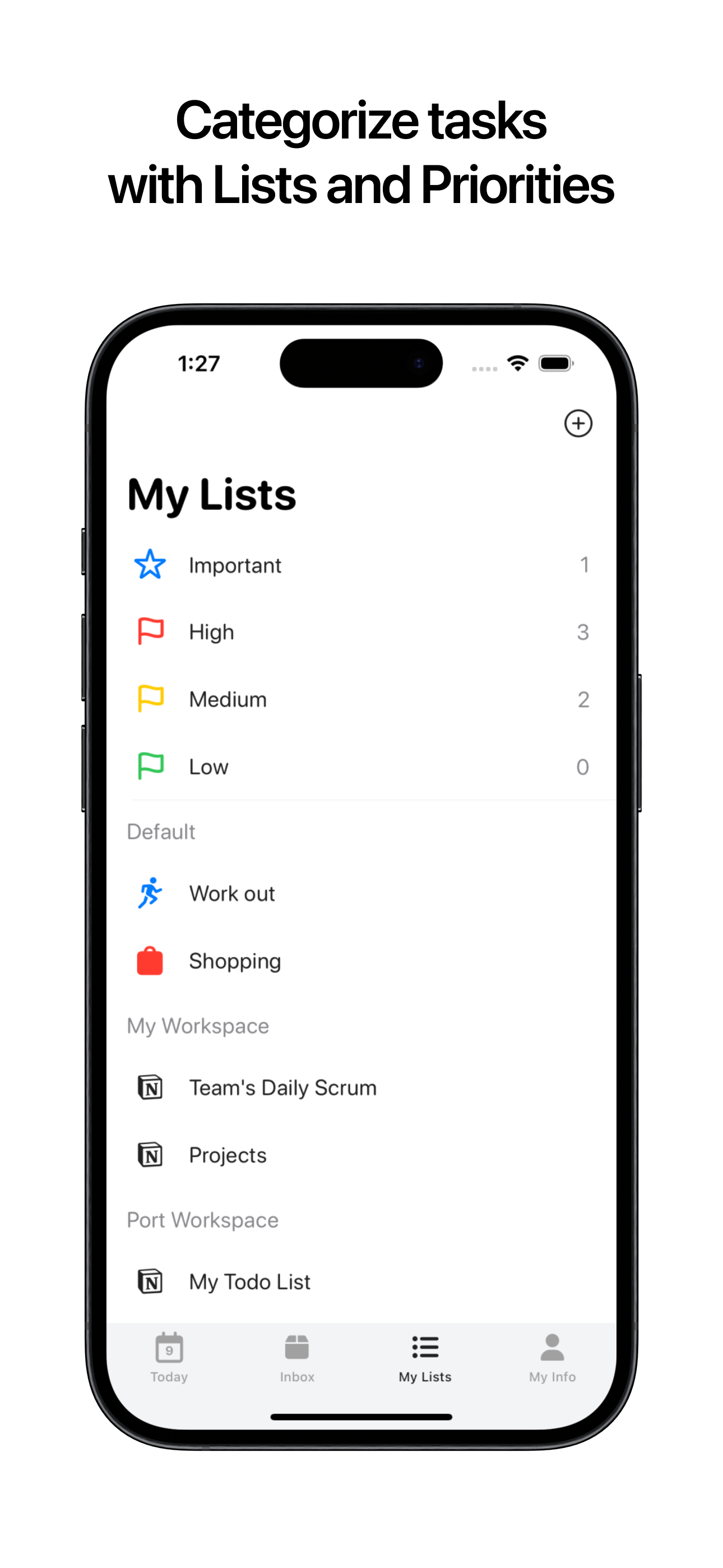 Port - All tasks in One Place