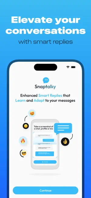Snaptalky • Smart AI Replies screenshot 1