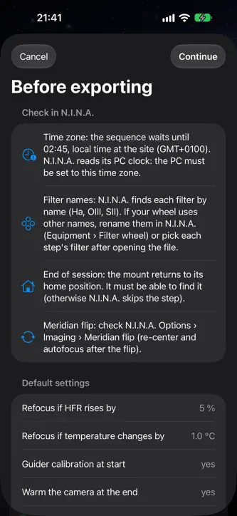 Astro Night Companion screenshot 8