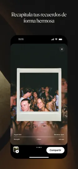 Captura de pantalla de Retro — Fotos Con Amigos en iPhone 4