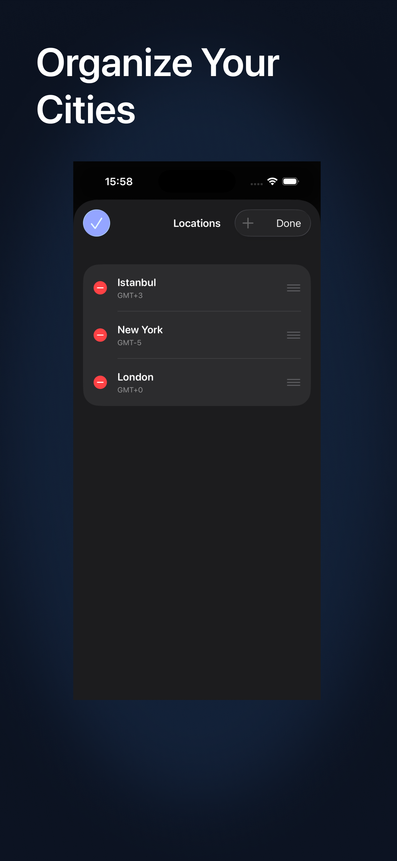 Meridian — World Clock screenshot 4
