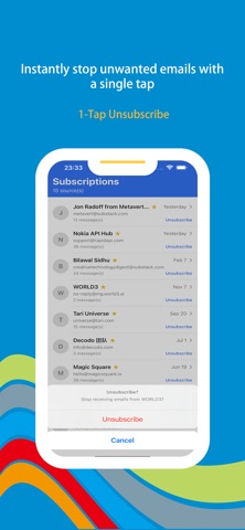 Wonder Mail - Inbox Cleaner App Store preview screenshot 2