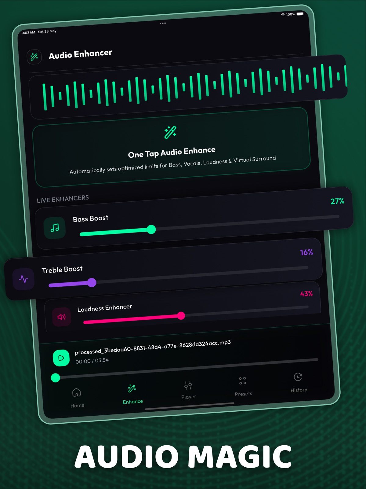 Music Equalizer - Bass Booster ipad screenshot 3