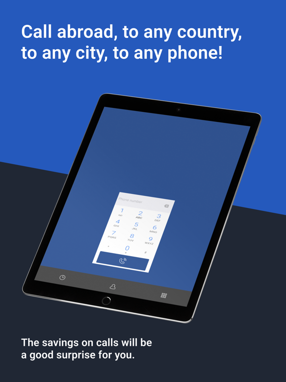 International Calling App:Telz iPad screenshot 1 - Social Networking app