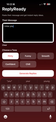 ReplyReady screenshot