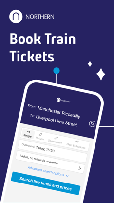 Northern Train Tickets & Times screenshot 1