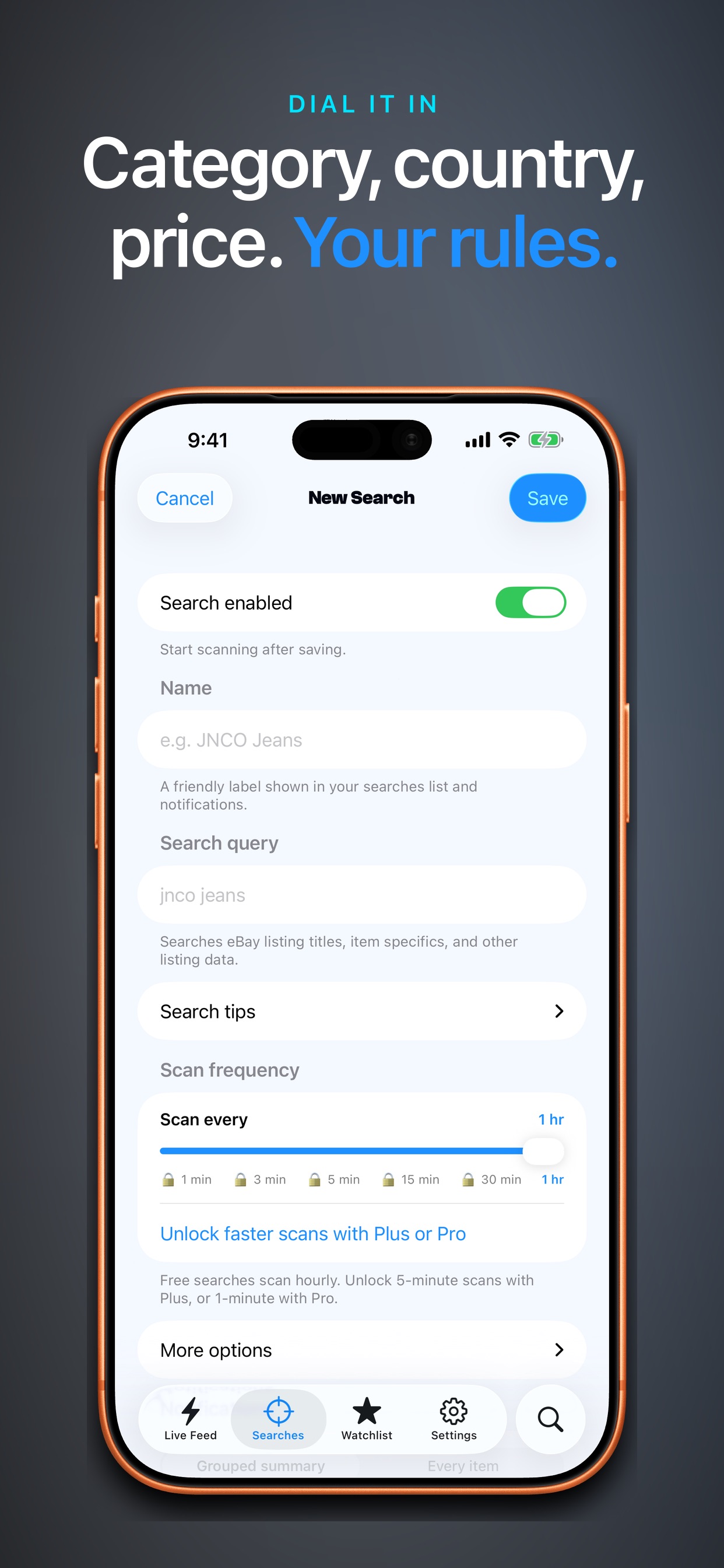 Screenshot 4 of Pinged: search alerts for eBay