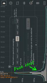 Vibration analysis screenshot