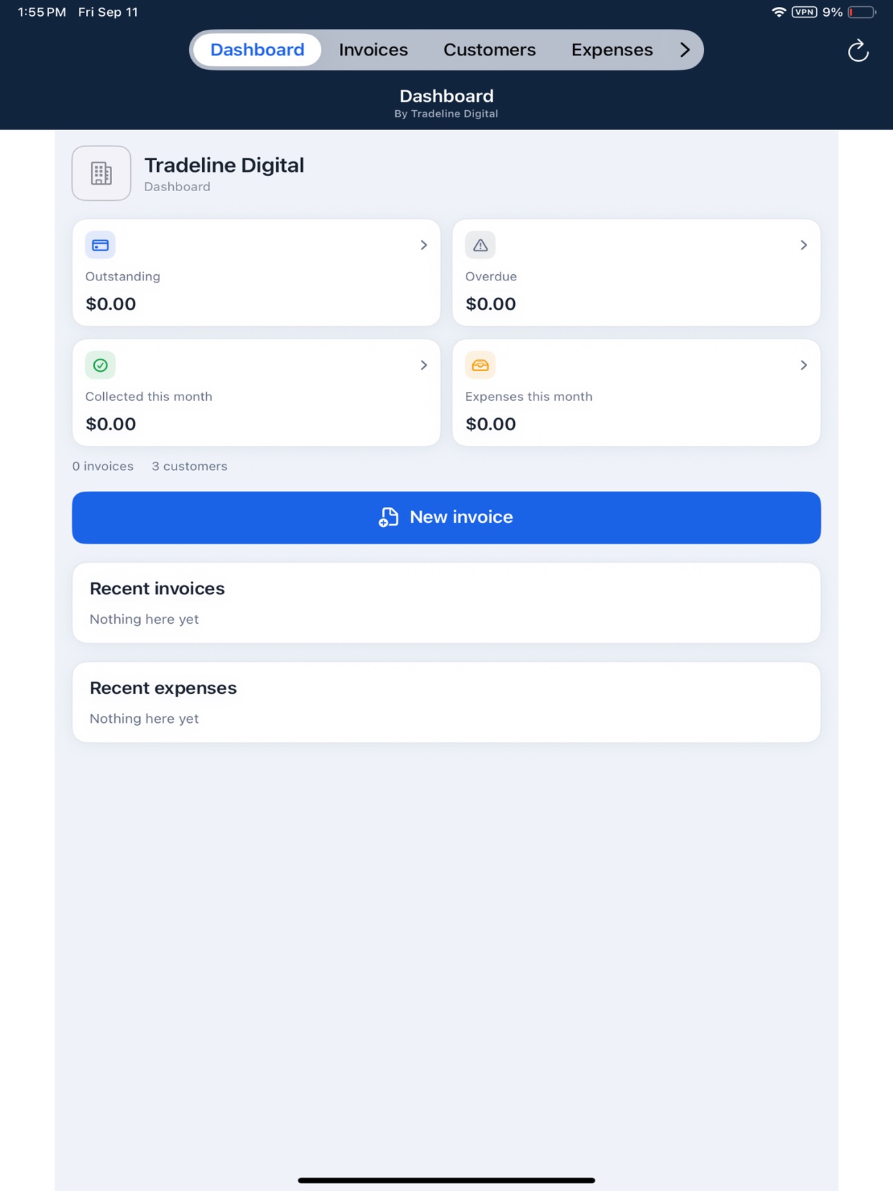 Screenshot 6 of Tradeline Invoicing