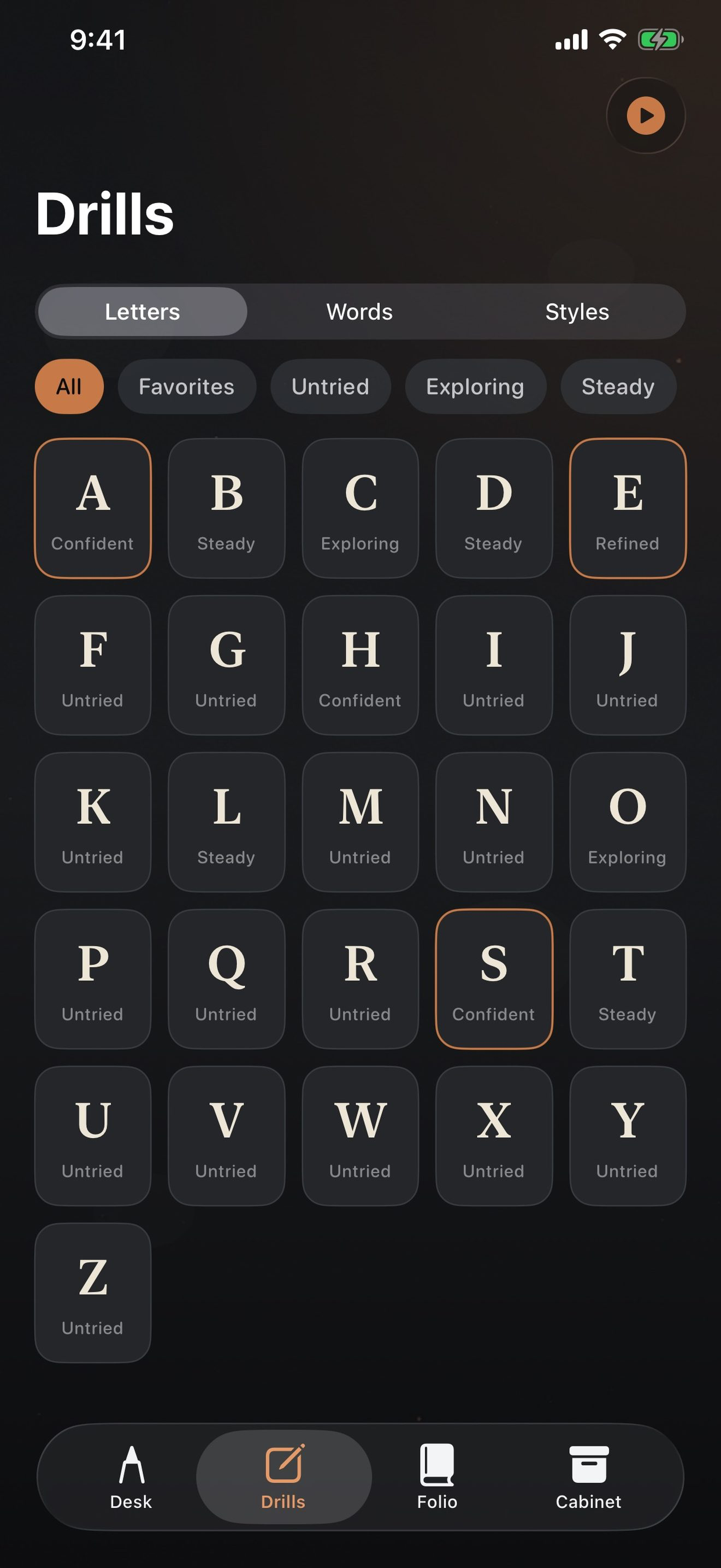 Calligraphy Practices screenshot 2
