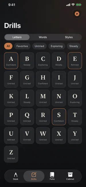 Calligraphy Practices screenshot 2