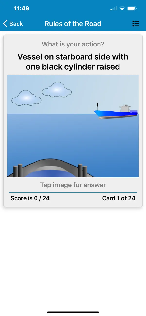 Screenshot #1 pour Marine Master Self Test