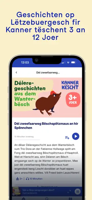 Kannerkëscht screenshot 2