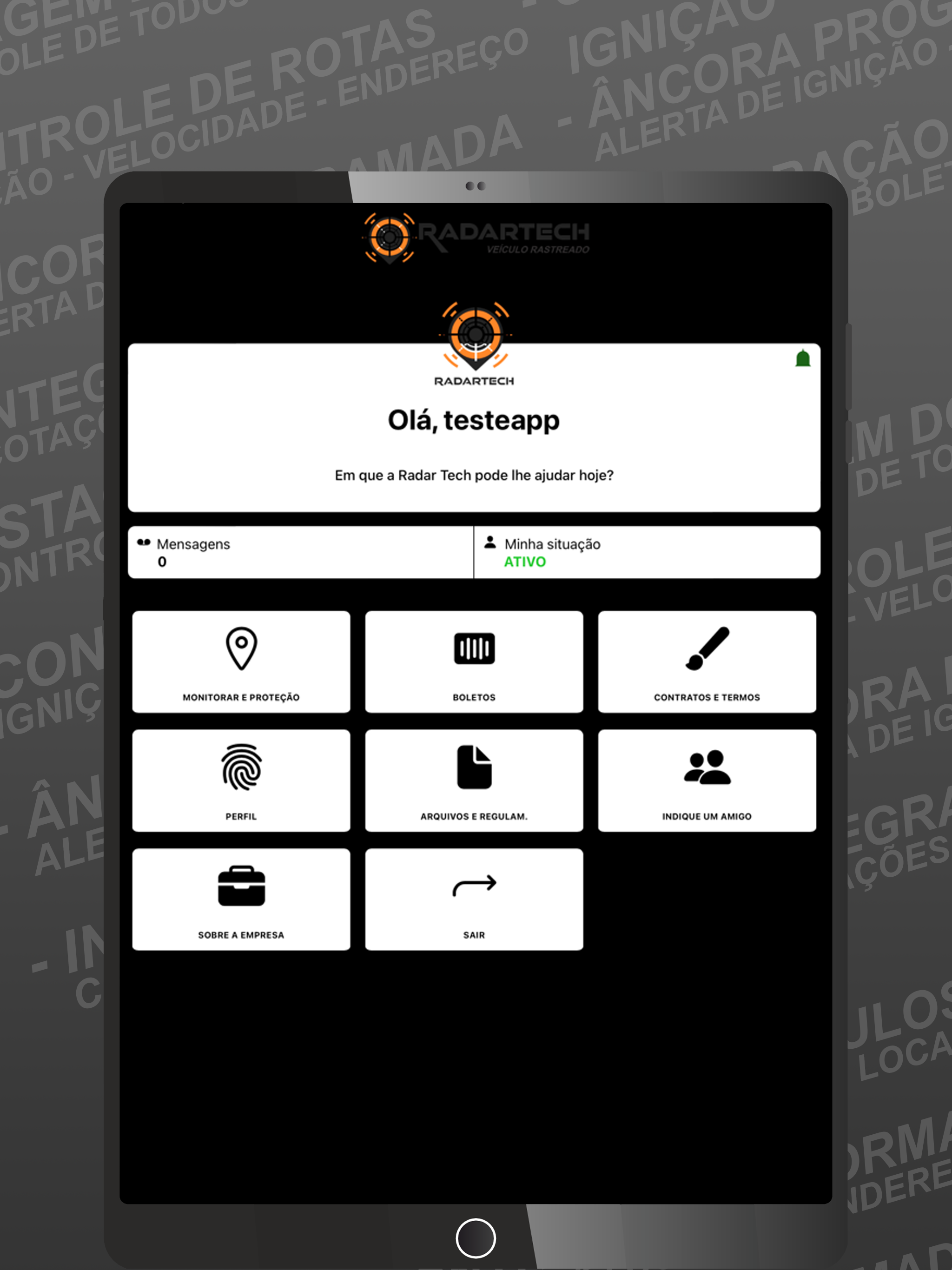 Radar Tech Monitoramento