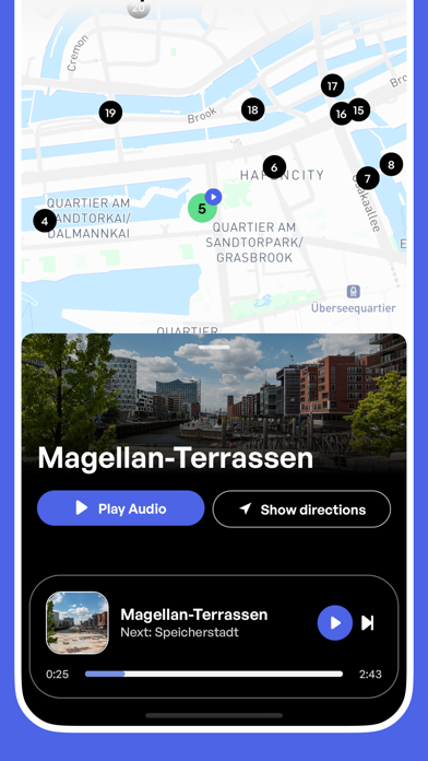 oneGuide - Audio Tours Screenshot