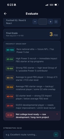 Pro Scout Advisory screenshot