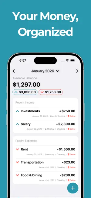Smart Budget & Expense Tracker screenshot 1
