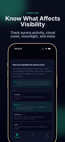 Aurora Forecast AI Tracker iPhone screenshot