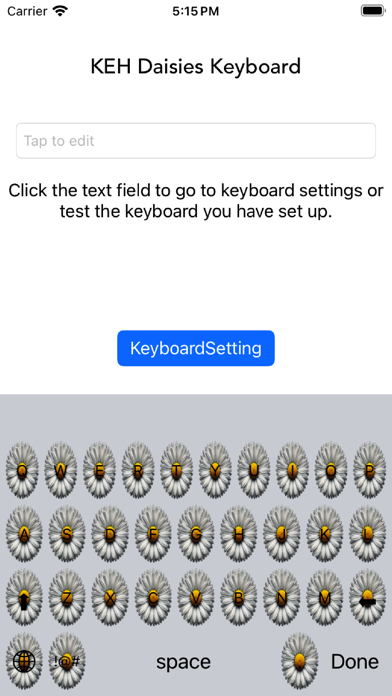 Screenshot #1 pour DaisiesKeyboard