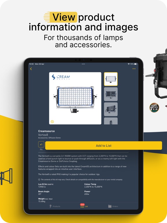 Lumolist iPad screenshot 3 - Business app