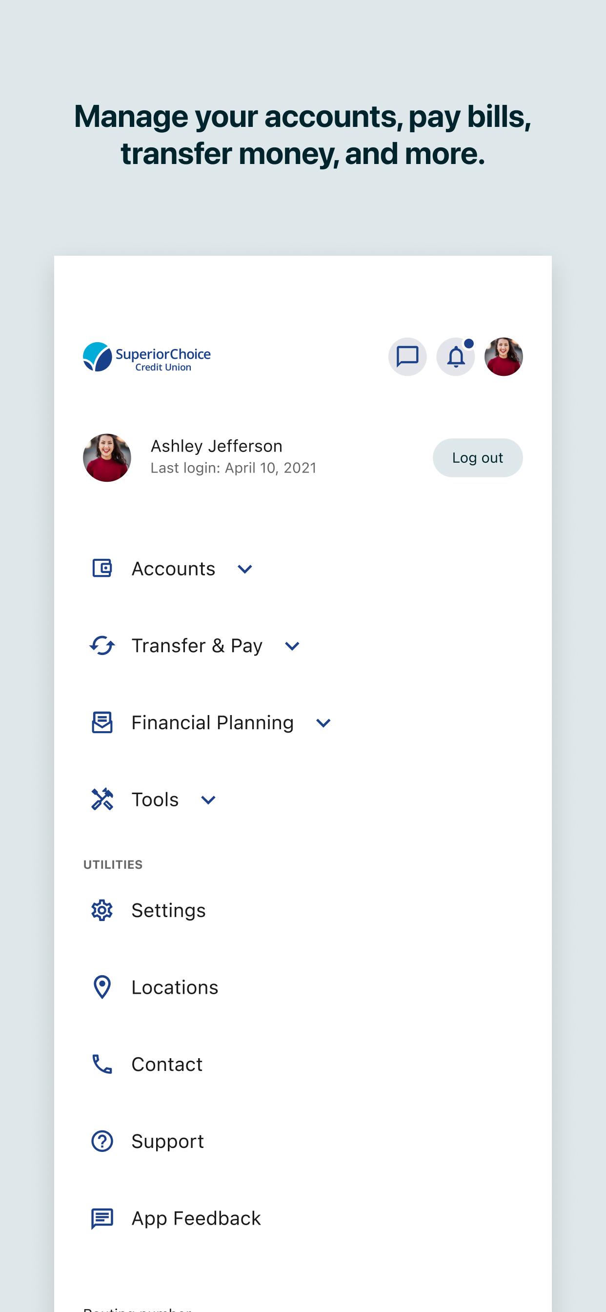 Superior Choice CU Mobile screenshot 8