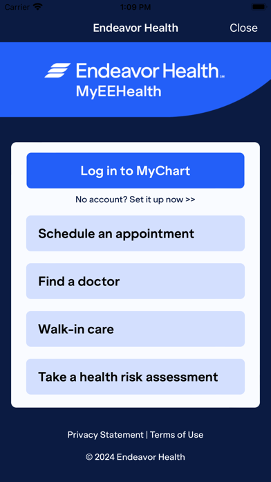 MyEEHealth Screenshot