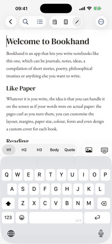 Bookhand Screenshot 5 of 7