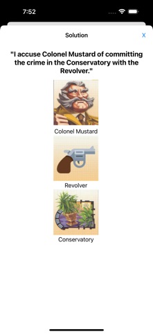 Solver - for Clue iPhone screenshot