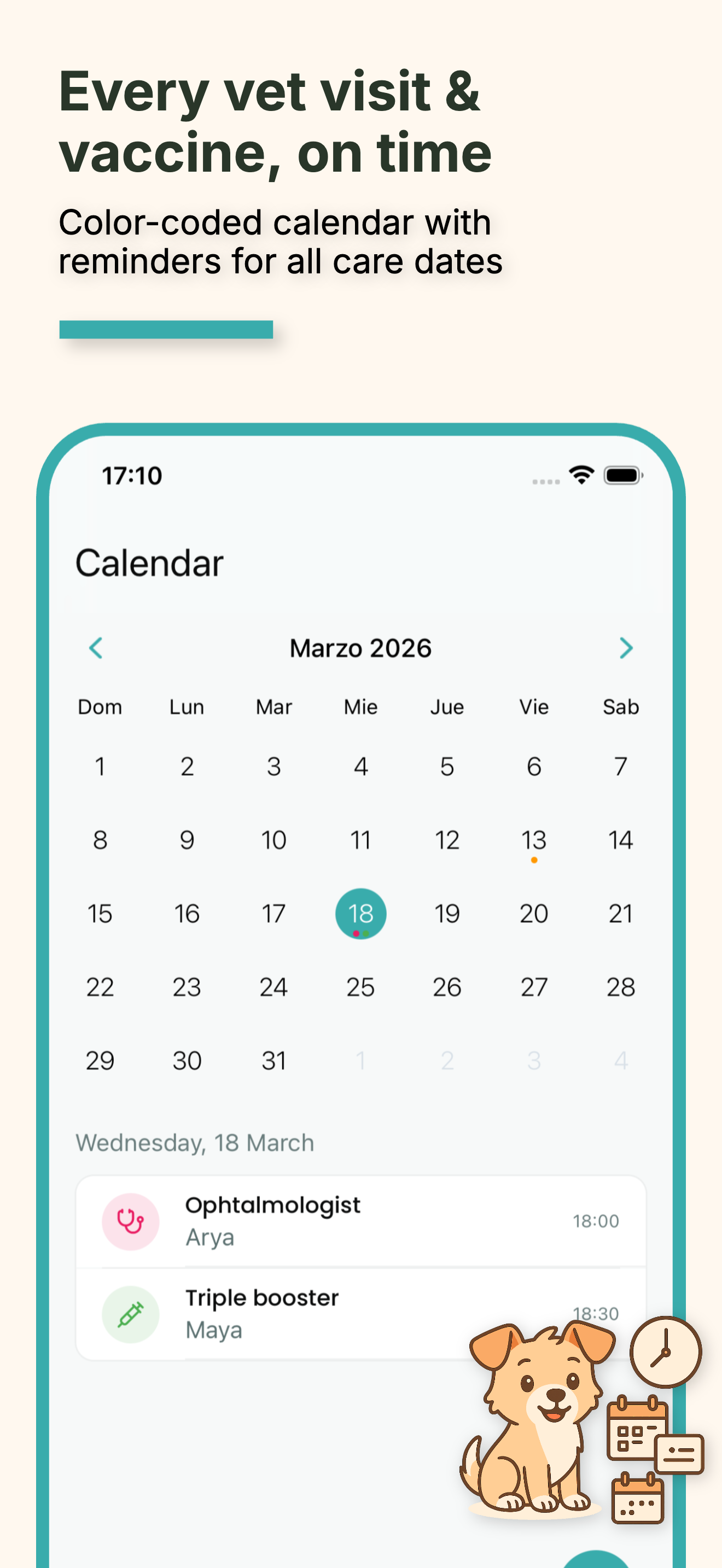 Arya: Pet Pill Reminder screenshot 3