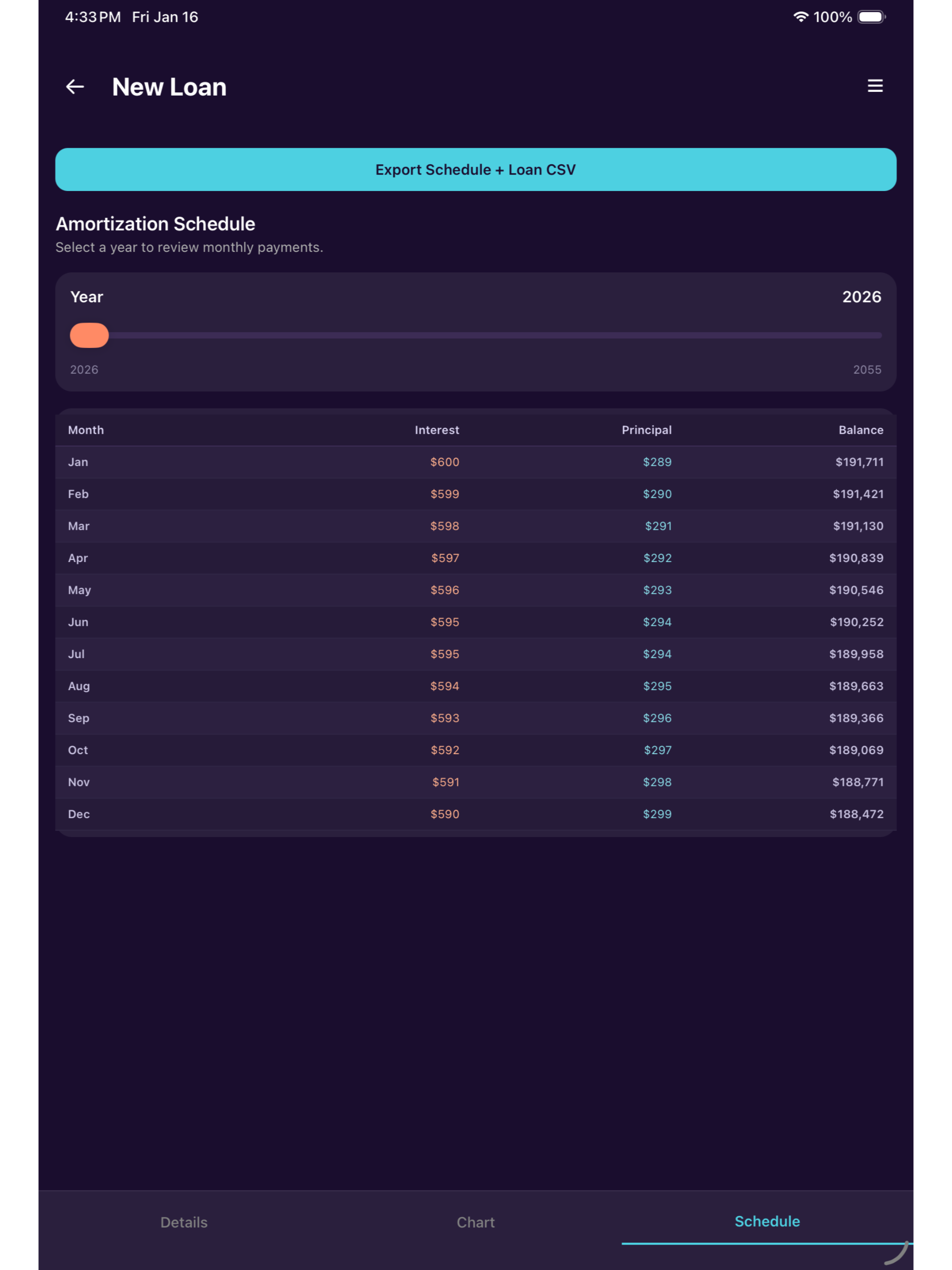 AmortiCalc screenshot 13