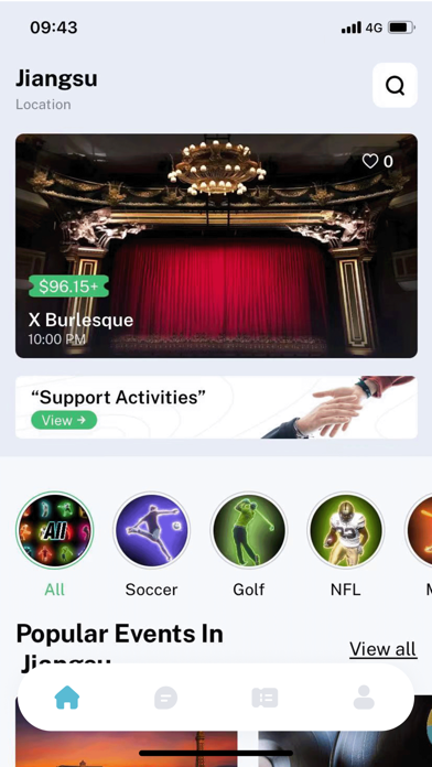 Tickitin iPhone screenshot 1 - Lifestyle app